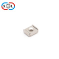 Rectangular Neodymium Pot Magnet with Countersunk Hole