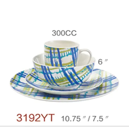 Bone porcelain coffee tea cups and saucers set