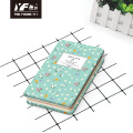 Flower story style cute metal cover notebook