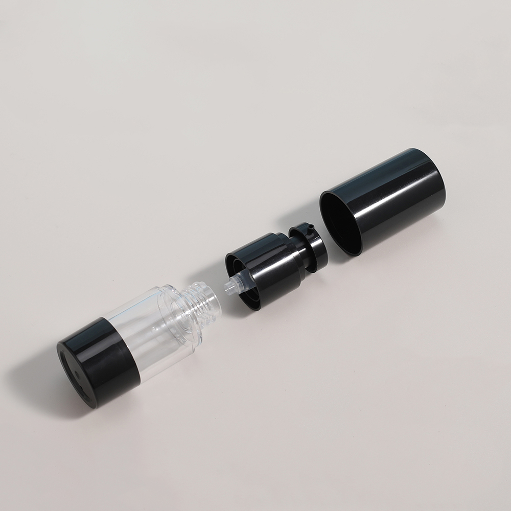 Black Plastic Airless Pump Bottles for Sale