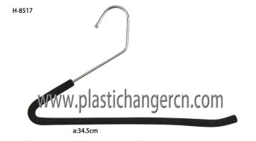 open ended pants hangers,metal foam pant hanger
