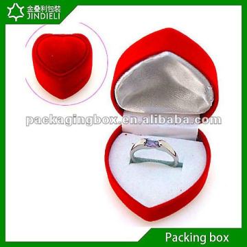 Beautiful heart shaped ring box