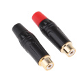 RCA Female Socket Adapter Audio Cable Connector