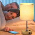 Bedroom Nightstand Reading Lamps with Charging Ports