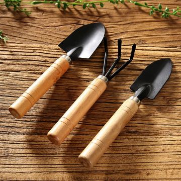 3pc Gardening Tools Bonsai Mini Garden For Tools Small Shovel Hoe Plant Potted Flowers Tool Seedling Planting