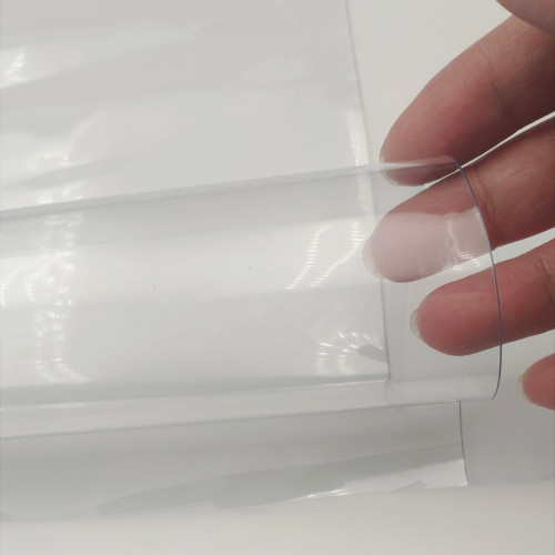 0,5 mm 54PHR Transparente Flata PVC Folha de plástico Rolo de plástico
