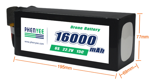 Agricultural Drone Batteries Size