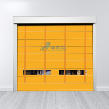 Industrial Automatic Aluminum Stacking Garage Door