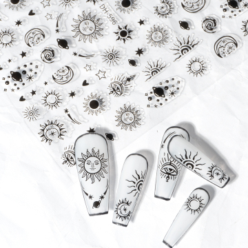 DD DH Series UV Semi-Cured Gel Nail Stickers for Nail Art