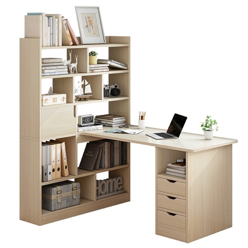 Moderne Holz -Ecke Workstation für kleine Raum