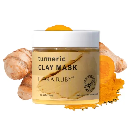 Turmeric Mud Mask for Deep Cleansing Facial Clay Skincare