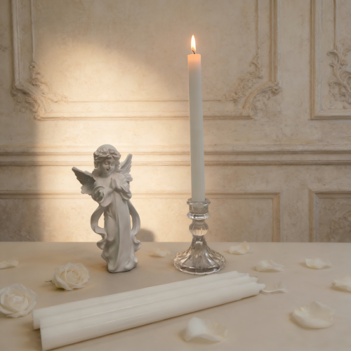 Fluted Candle Long Burning White Candle South Africa