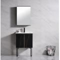 Black bathroom vanities stand for new