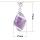 Silver Wrapped Oval Gemstone Pendant Necklace for women