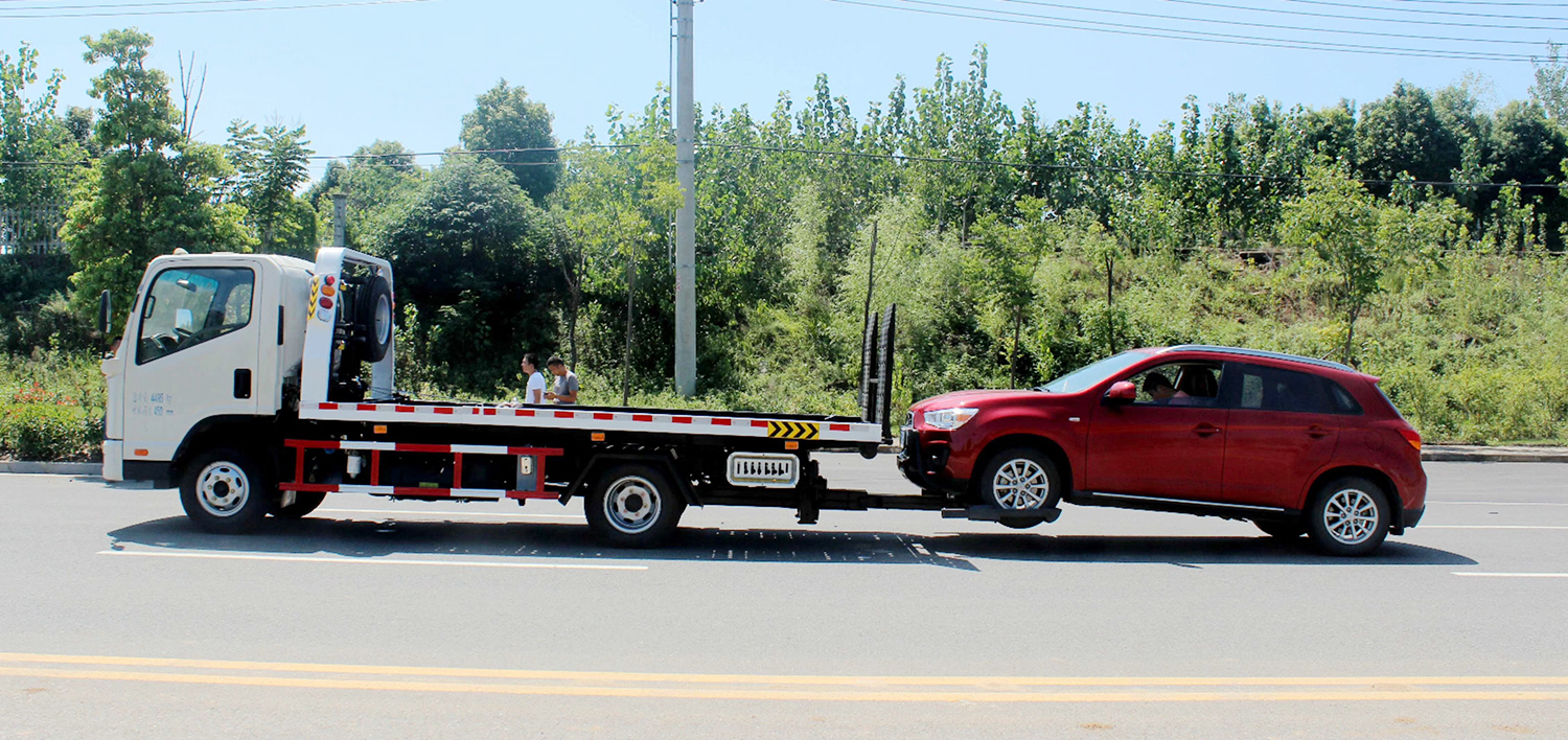 3 tons Light-duty flatbed tow truck