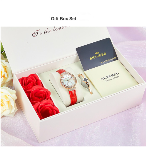 OUDUYA Elegant light luxury color plate ladies watch