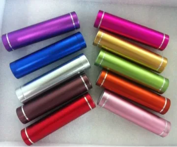2016 Aluminum 18650 USB Battery Portable Power Bank 2600mAh For Christmas Gift