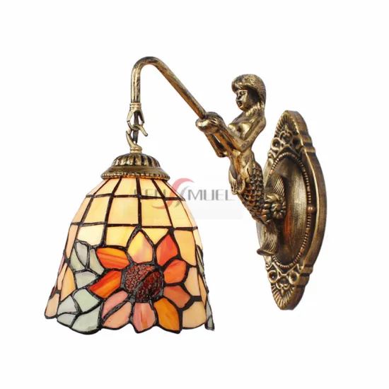 Custom Hand-Welded Art Lampshades and Stained Glass Tiffany Wall Lamps - Factory Wholesale