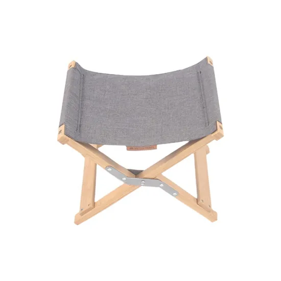 Custom Cheap Outdoor Portable Foldable Bamboo Camping Stool
