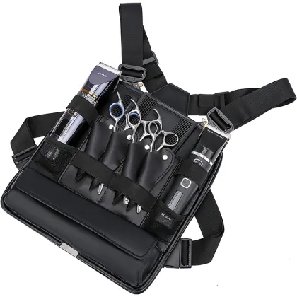 Stylish Barber Supplies Bag Organizer: Functional Chest Rig for Clippers and Haircut Tools