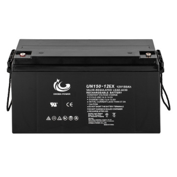 12V150AH Batería AGM recargable para sistemas EPS