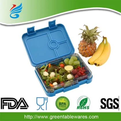 kids easy open plastic lunch box with lock