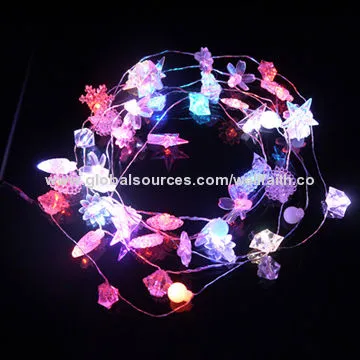 Christmas LED Battery String Light with Flashing Lovely Modeling for Children