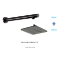 Conjunto de cabezal de ducha Gun Metal Shower Arm Plus