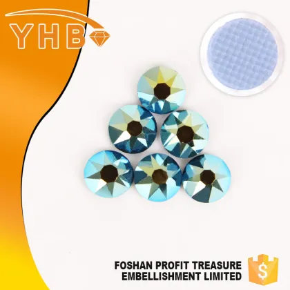YHB Made in China high quality fashionable shinning eastern star glass chaton rhinestone sheet