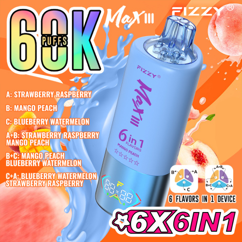 Fizzy max lll 60k puffs eu warehouse