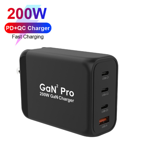 Adaptador de alta potencia 200W Gan Charger