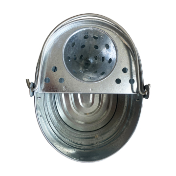 Galvanized Mop Bucket with Handle for Home Cleaning