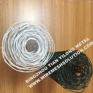 14''x20' White Coated Garden Border Wire Mesh