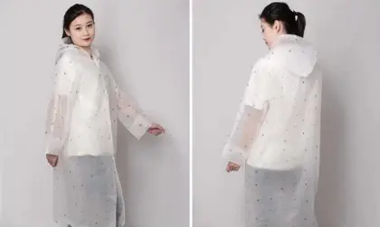 Adult Long Jacket Style Safety Raincoat