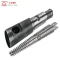 Kraussmaffei kmd twin conical screw at bariles para sa PVC pipe plastic extruder