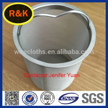 stainless steel wire mesh cylinder filter