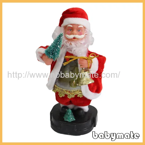 Blowing Snow On Transparent Belly Santa Claus 