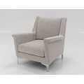 One person solid color long sofa