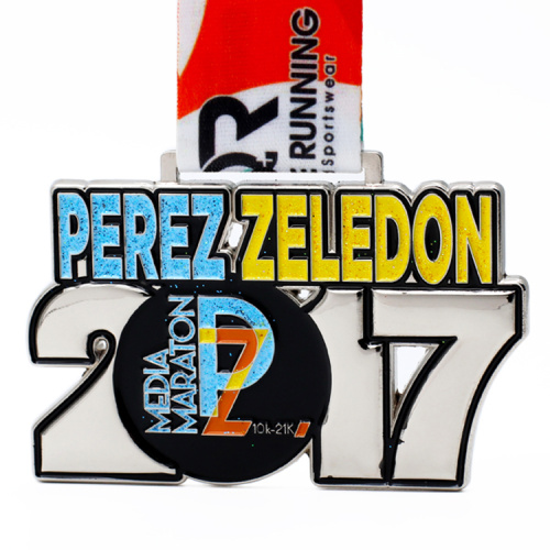 Medallas de carrera de corte barato personalizado