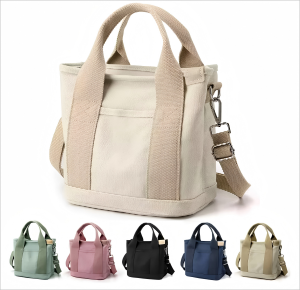 Cute long shoulder Cotton Bag