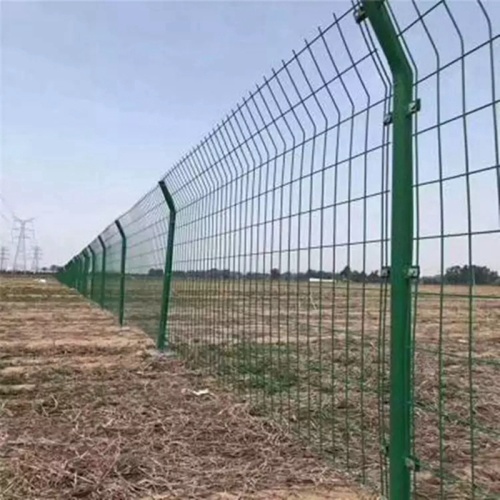 Custom hot dip galvanized double wire mesh fence