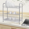 Large Dish Drying Rack With Swivel Drain Spout