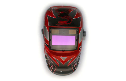 Plastic Auto-darkening Full Head Welding Helmet For Protect Eyes