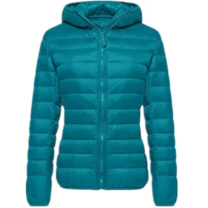 Long Ladies Warm Duck Parka Women Down Jacket