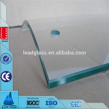 6mm 8mm 10mm Curved Tempered Glass Panel Price