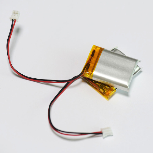 652533 500mAh li-polymer battery with PCM and connector