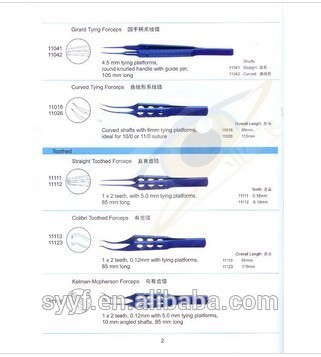 titanium ophthalmic micro instruments Suture Needle Holder