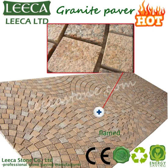 Chinese red granite landscaping paving stone