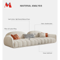 Maxky light luxury fabric sofa simple