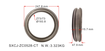 Sliding Sleeve for Mercedes-Benz Transmission Gearbox (9452626923, 4002620523, 9302620623)